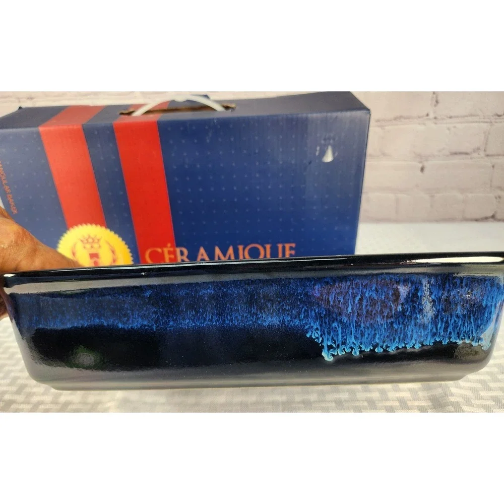 Basque Ceramique Andalusian Stoneware 12 rectangular